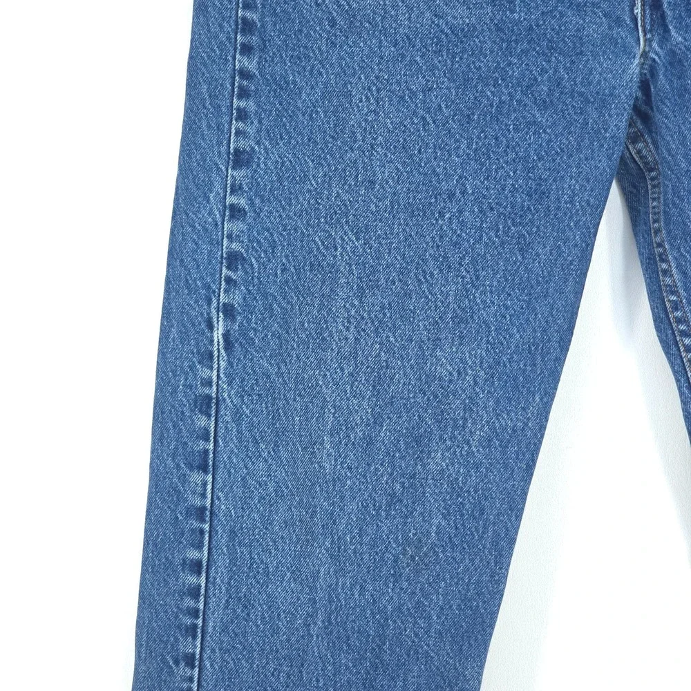 Levi's 505 Orange Tab Jeans Men's 36x32 Classic Medium Wash Vintage 90s Whiskers
